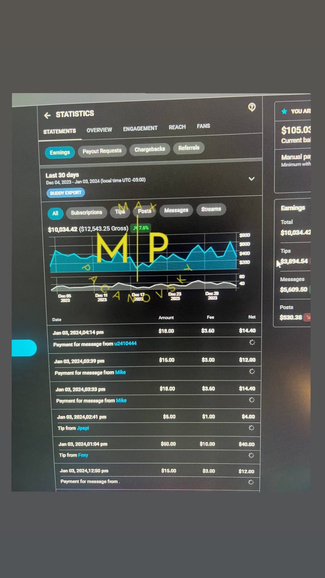Real results screenshot 2